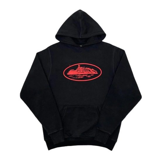 Corteiz Sudadera Con Capucha Negra