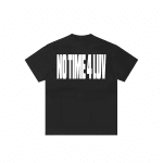 Camiseta negra No Time 4 Luv de Corteiz