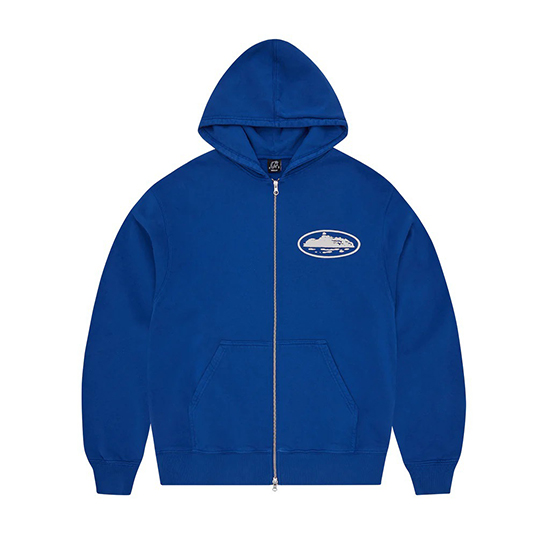 Sudadera Corteiz Island Zip Washed Royale Sudadera Corteiz Island Zip Washed Royale