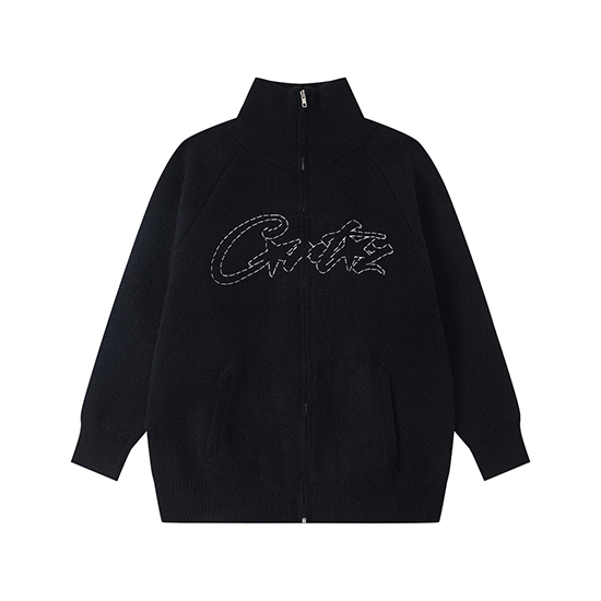 Sweater Negro Con Cremallera Corteiz VVS Sweater Negro Con Cremallera Corteiz VVS