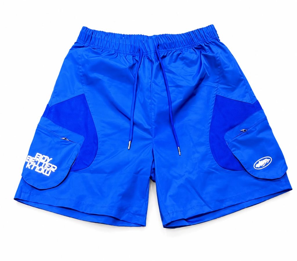 Corteiz X BBK Shorts Azul