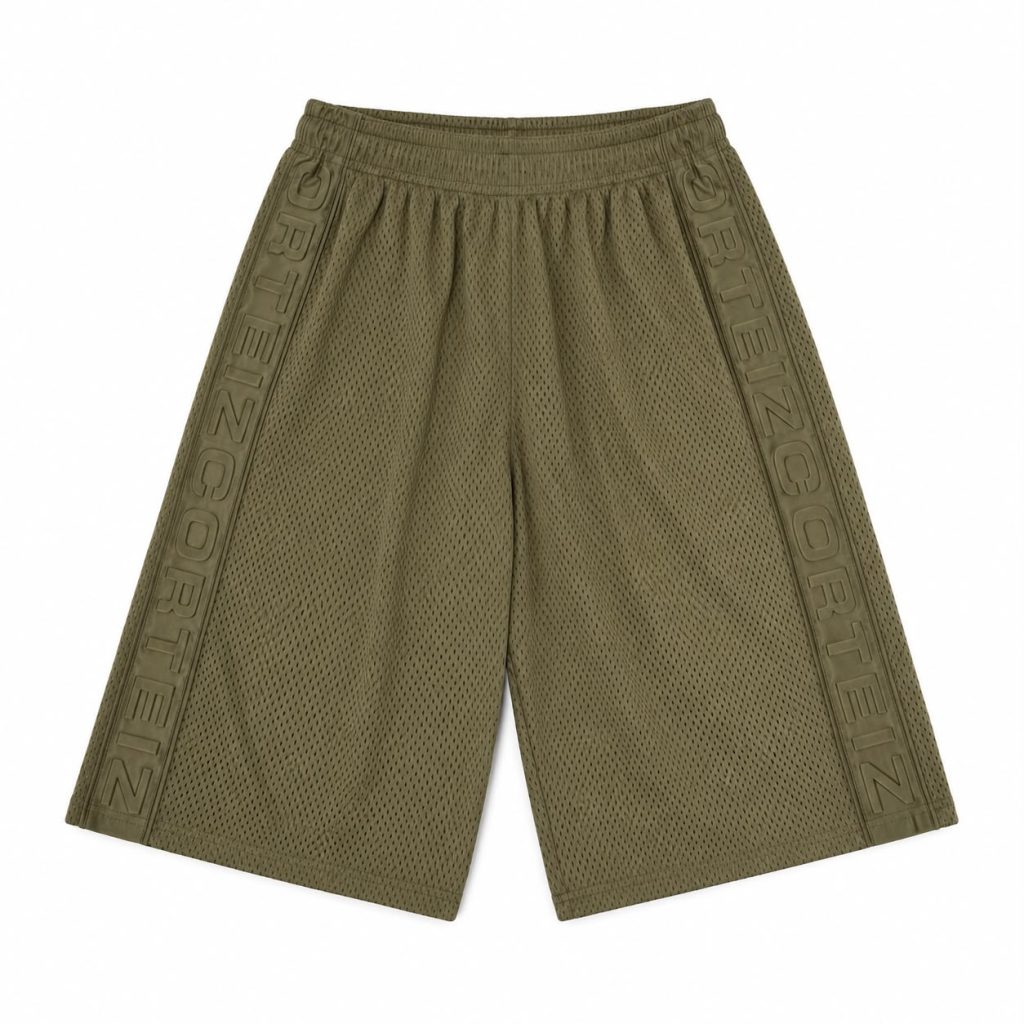 Corteiz Dem Pro Mesh Short Oliva